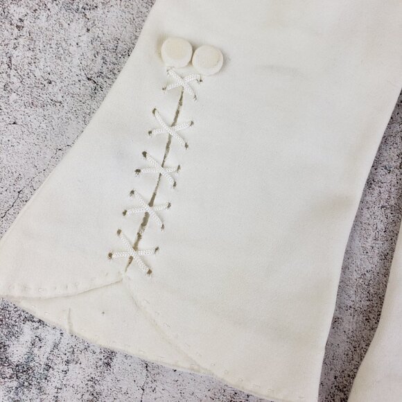 Vintage TONI Import Co Japan White Gloves 50s 60s size 7 - Picture 3 of 9